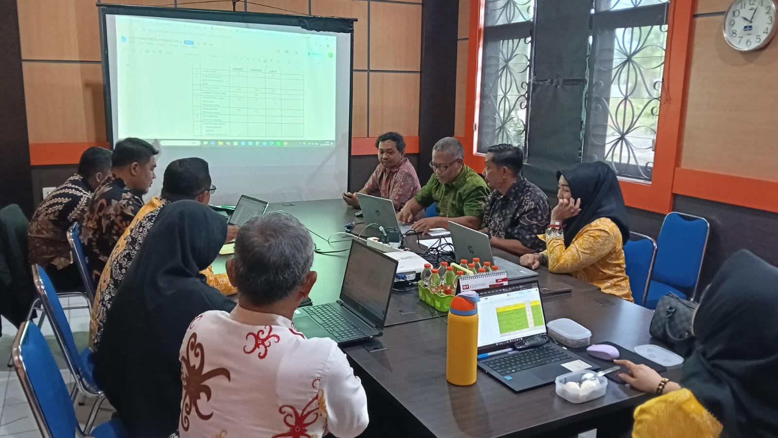 Paparan Hasil Evidence SKP Triwulan II Tahun 2026 Oleh Pejabat Struktural Kecamatan Tarakan Utara